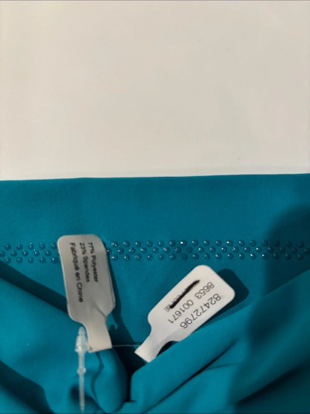 Free People Teal Stretch Headband with Silver Logo